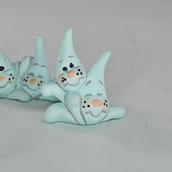 Handmade Ceramic Raindrop Sprite Figurines Set Of 3 - Picture 7 of 8